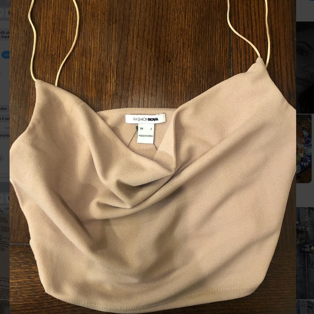 Fashion Nova never worn crop top
